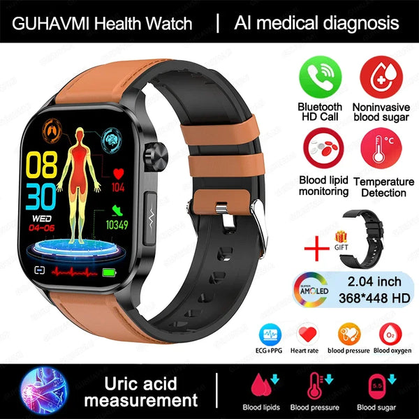 Blood Pressure Monitoring Bluetooth Smart Watch