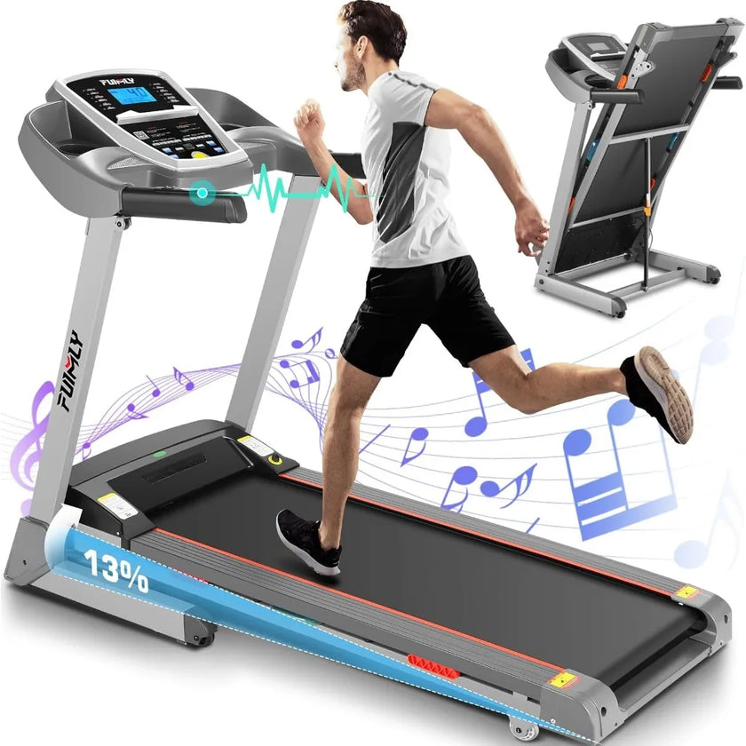 FUIMLY Folding Treadmill – Quiet, Compact & Powerful