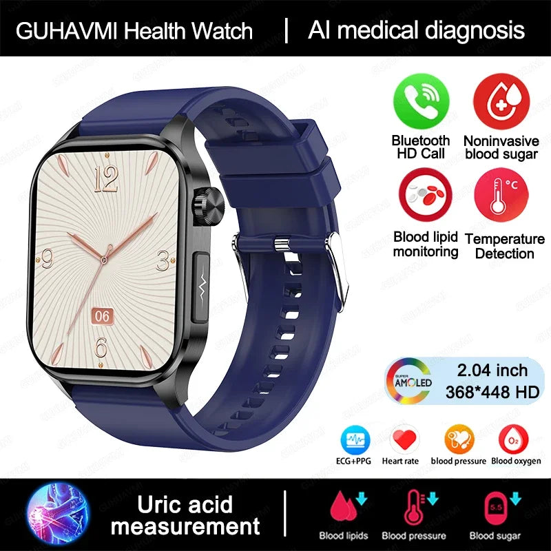 Blood Pressure Monitoring Bluetooth Smart Watch