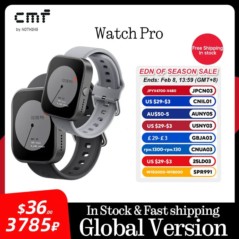 1.96" AMOLED Bluetooth 5.3 GPS Smartwatch