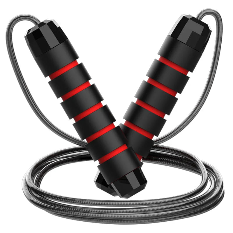 Adjustable Steel Wire Jump Rope – Tangle-Free Cardio Trainer