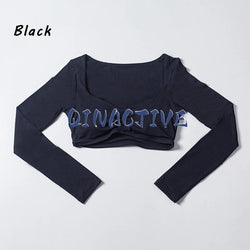 Women’s Yoga Crop Top Long Sleeve Fit