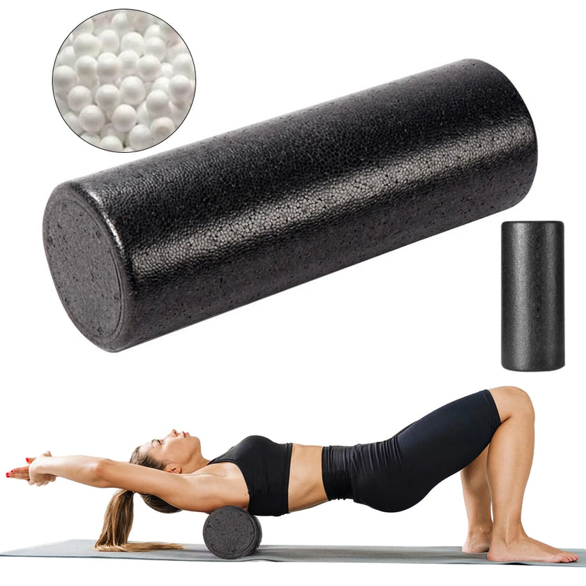 12 Inch High-Density Back Foam Roller Foam Massage Roller Deep Tissue Massager for Back Legs Exercise Yoga Physical Activities