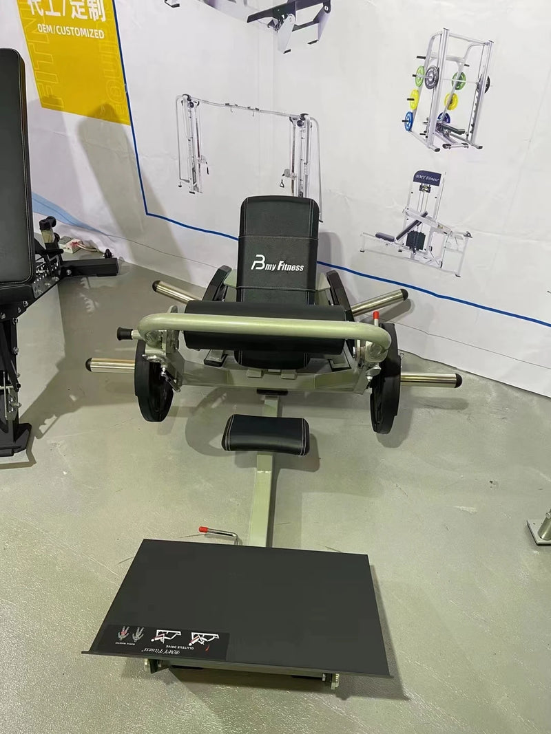 Glute Bridge Machine Hip Lift Thrust Squat Machine Thigh Muscle Exercise Trainer Glute Drive Leg Torn Press Equipment