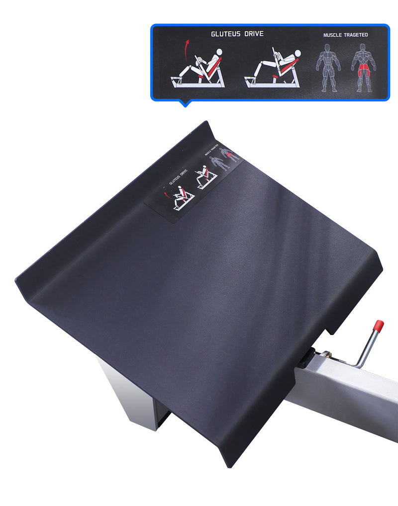 Glute Bridge Machine Hip Lift Thrust Squat Machine Thigh Muscle Exercise Trainer Glute Drive Leg Torn Press Equipment