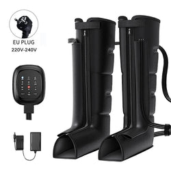 VamsLuna Cycling Compression Boots (Non-Electronic) — Leg Massage Sleeves, 3-Level Fit, 6 Configurations, CE Certified