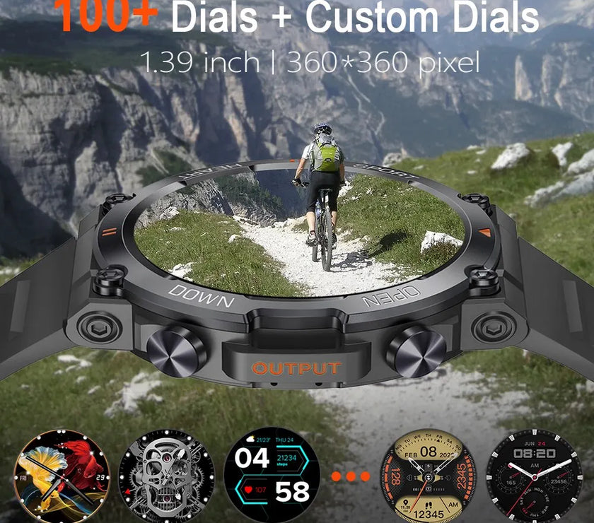 Fitness Tracker Heart Monitor Smartwatch