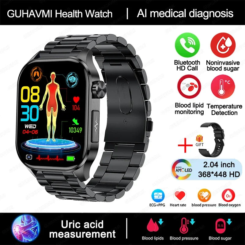 Blood Pressure Monitoring Bluetooth Smart Watch