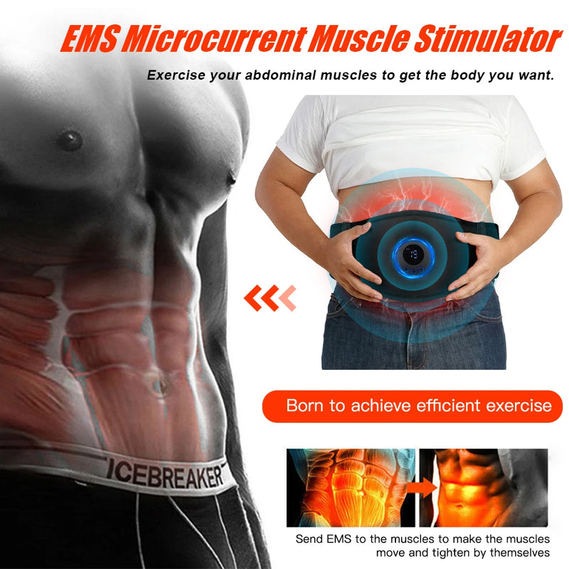 Muscle Stimulator Belt With LCD display