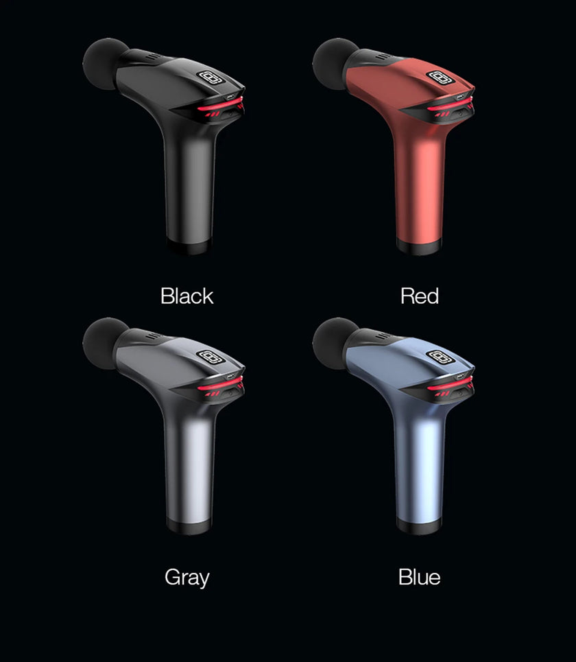 Four color options of a tool on a black background