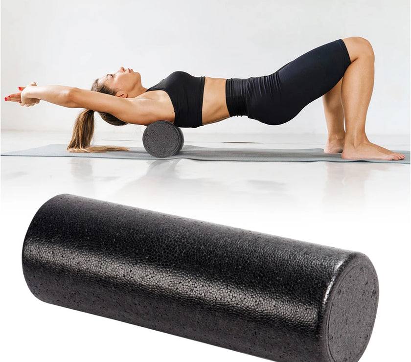 12 Inch High-Density Back Foam Roller Foam Massage Roller Deep Tissue Massager for Back Legs Exercise Yoga Physical Activities