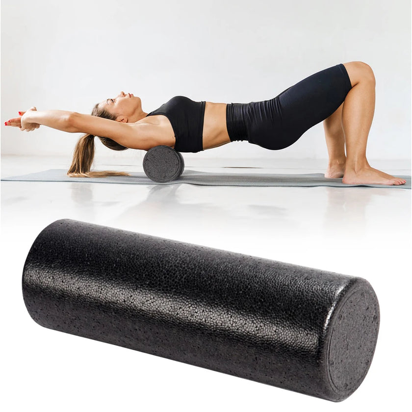 12 Inch High-Density Back Foam Roller Foam Massage Roller Deep Tissue Massager for Back Legs Exercise Yoga Physical Activities