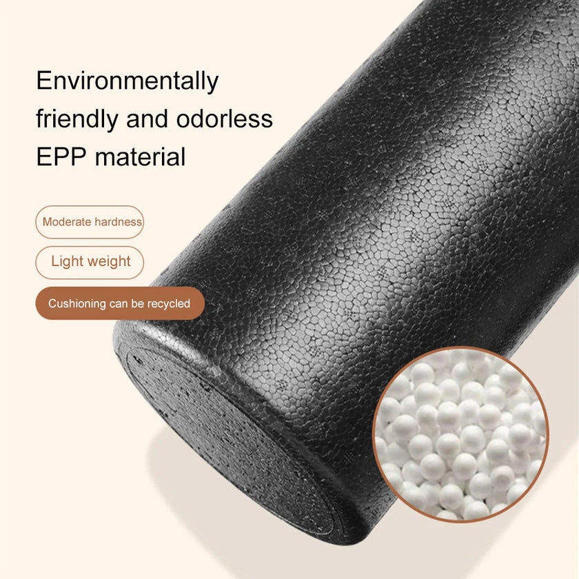 12 Inch High-Density Back Foam Roller Foam Massage Roller Deep Tissue Massager for Back Legs Exercise Yoga Physical Activities