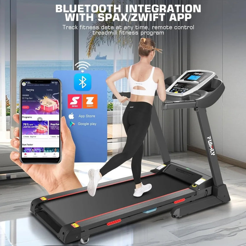FUIMLY Folding Treadmill – Quiet, Compact & Powerful