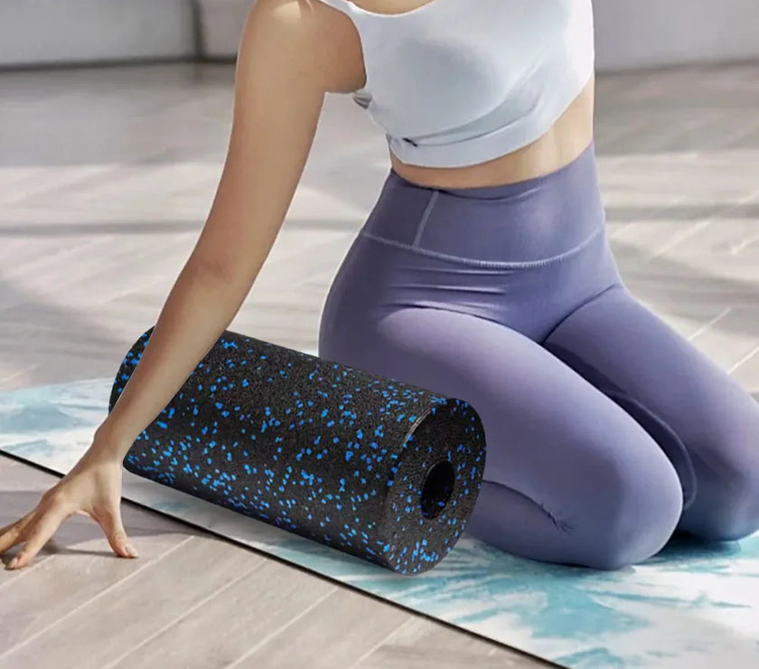 hunmaii High-Density Foam Roller for Muscle Recovery & Bodybuilding