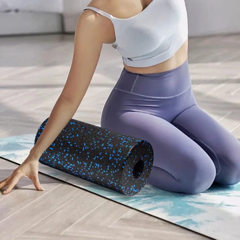 hunmaii High-Density Foam Roller for Muscle Recovery & Bodybuilding