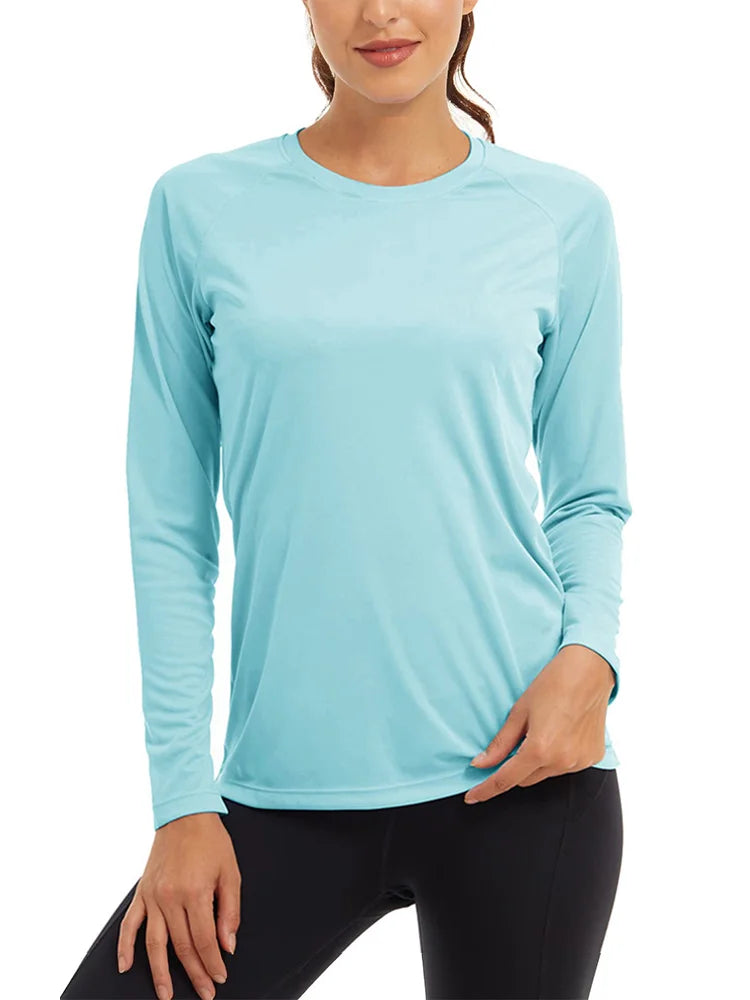 Quick Dry Women's UPF 50+ Long Sleeve T-Shirts