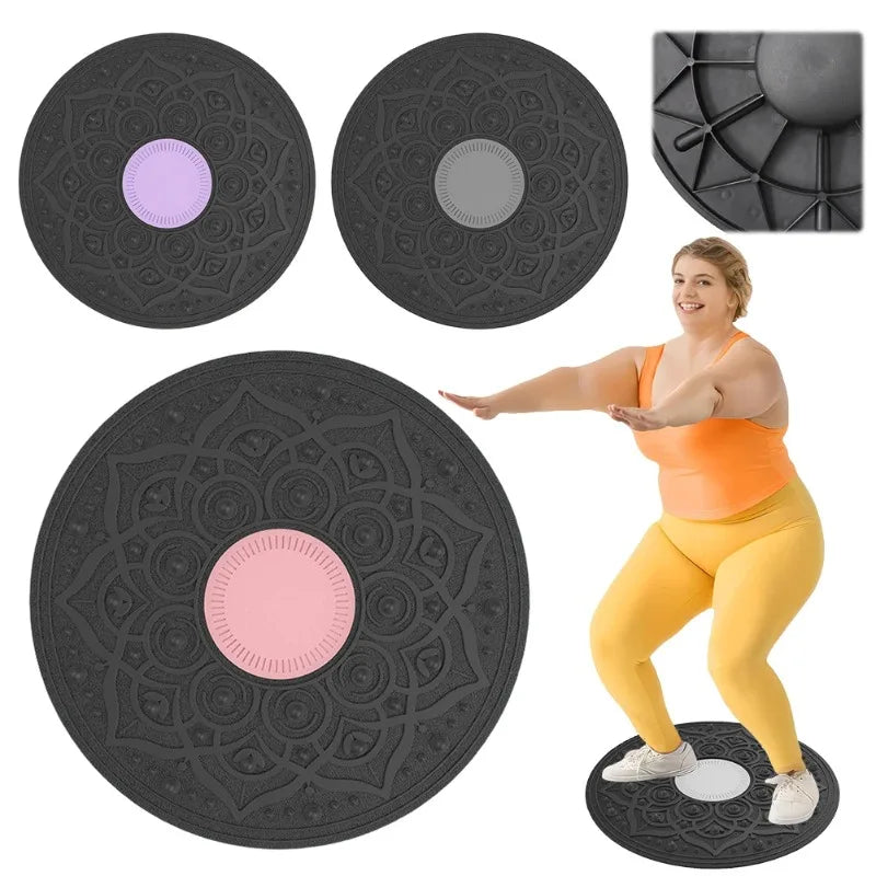 Wobble Balance Board — Non-Slip Portable Stability Trainer for Core, Hips & Legs