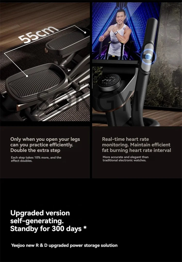 Elliptical machine smart home gym space walker silent stepper sports equipment