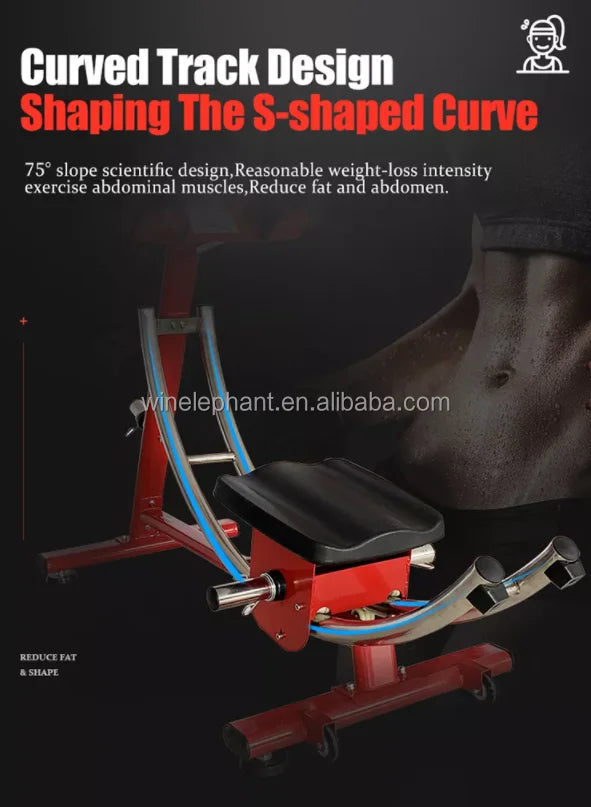 waist machine muscle training machine device folding roller belly machine