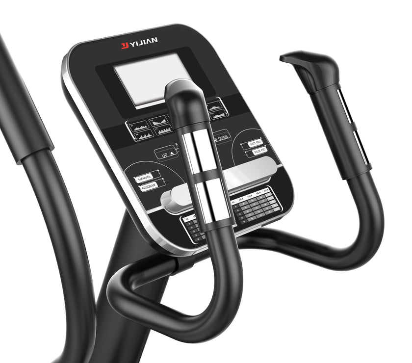 YTYIN Magnetic Elliptical Trainer – 16-Level Silent Resistance, Front Drive, LCD Display, 150KG Capacity for Home Cardio