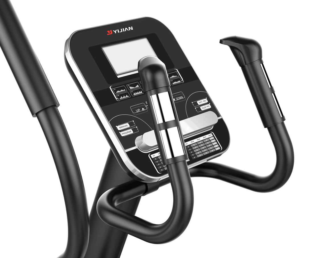 YTYIN Magnetic Elliptical Trainer – 16-Level Silent Resistance, Front Drive, LCD Display, 150KG Capacity for Home Cardio