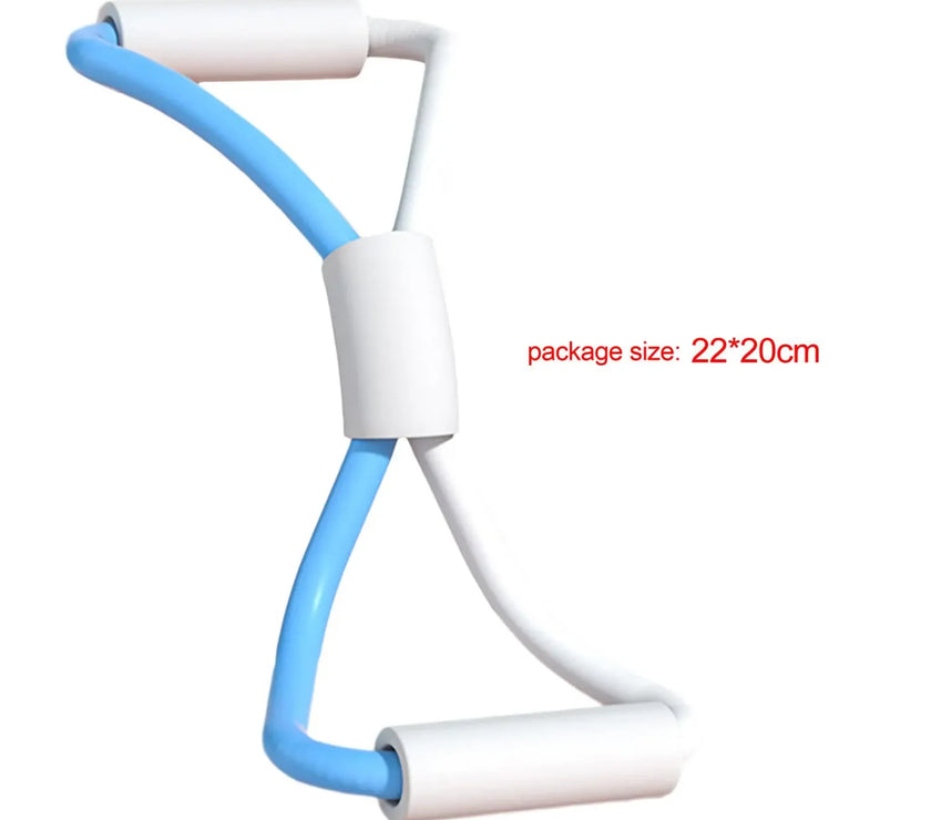 8 Shaped Resistance Band, Back Stretching, Pull Rope Beauty Back Yoga Artifact Stretch Fitness Band  Yoga, Training