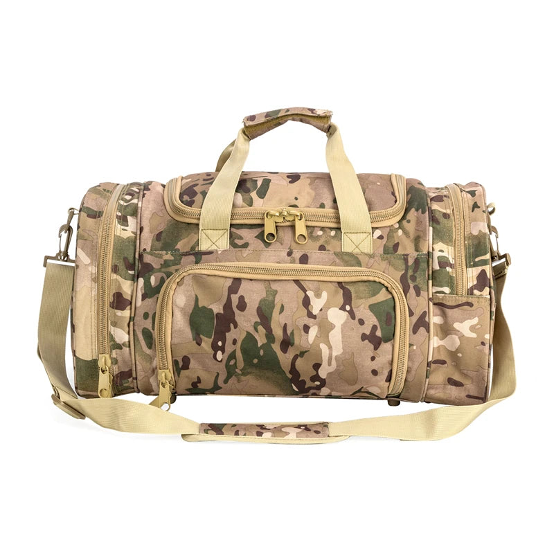 Waterproof Duffle Bag with Shoe Compartment