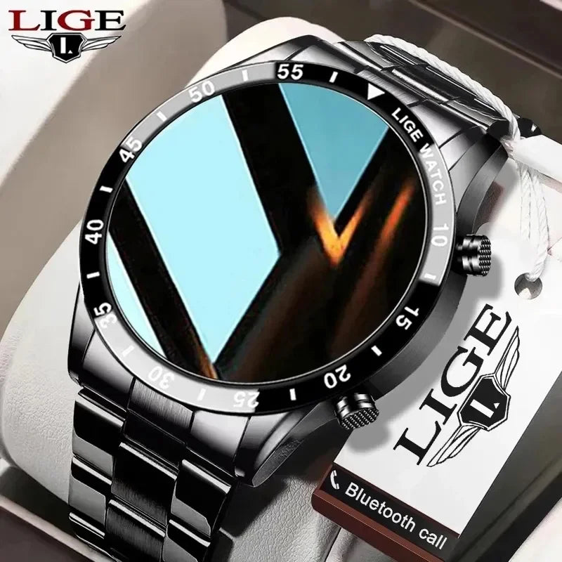 LIGE Smartwatch with Bluetooth Calling – 1.85” HD Screen & 100+ Activity Modes