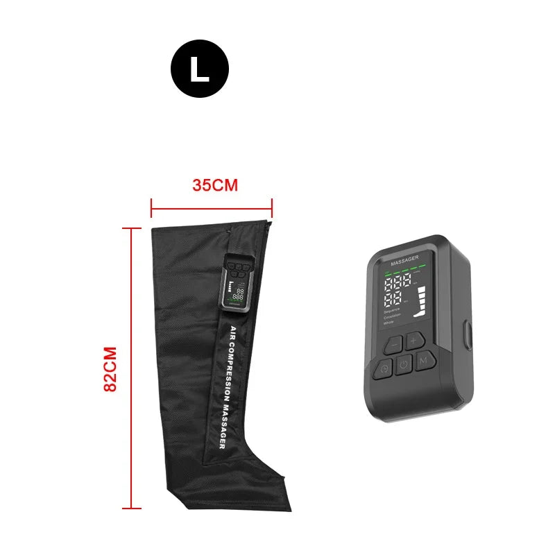Black air conditioner conversion massage device with digital controller and measurements on a white background