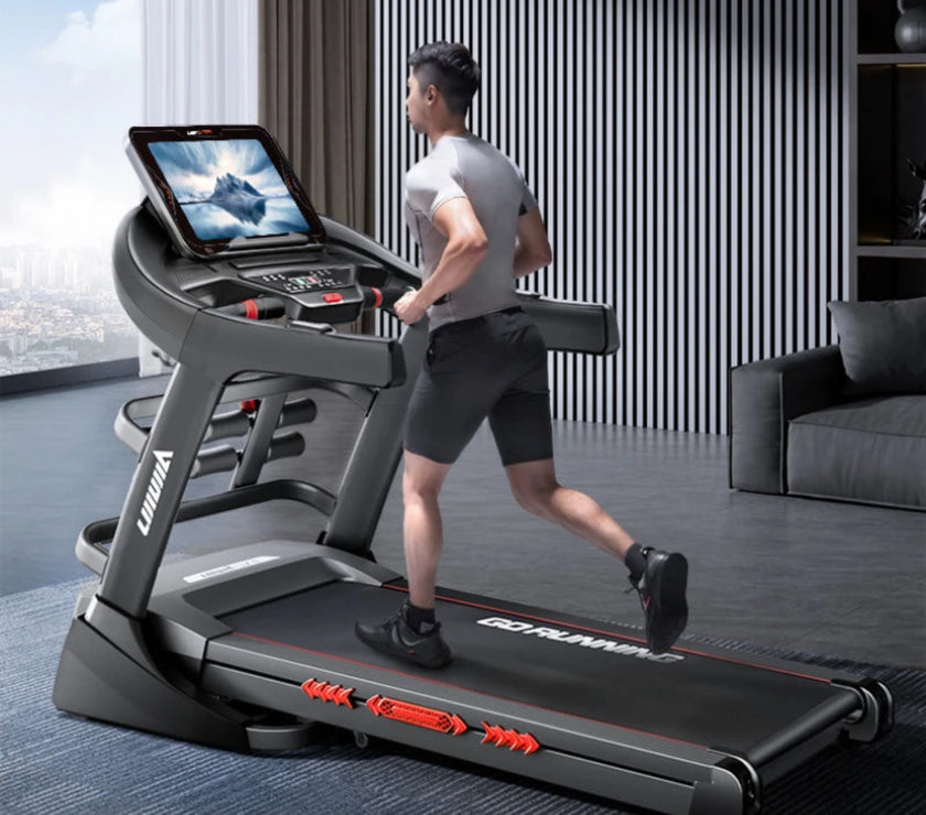 Fitness Cardio Gym Home Use Electronic Semi Commercial Treadmill 20km High Speed Fit Body Strong Treadmill Running Machine