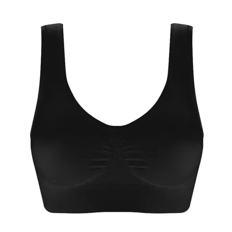 Front Zipper Seamless Sport Bra