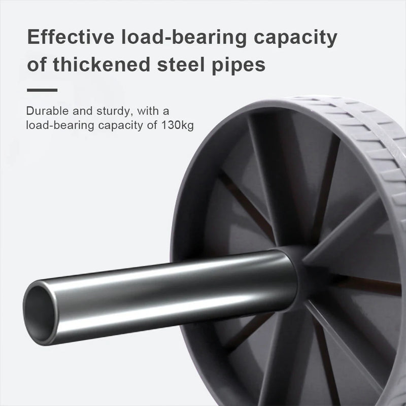 Thickened steel pipe with text about load-bearing capacity on a white background