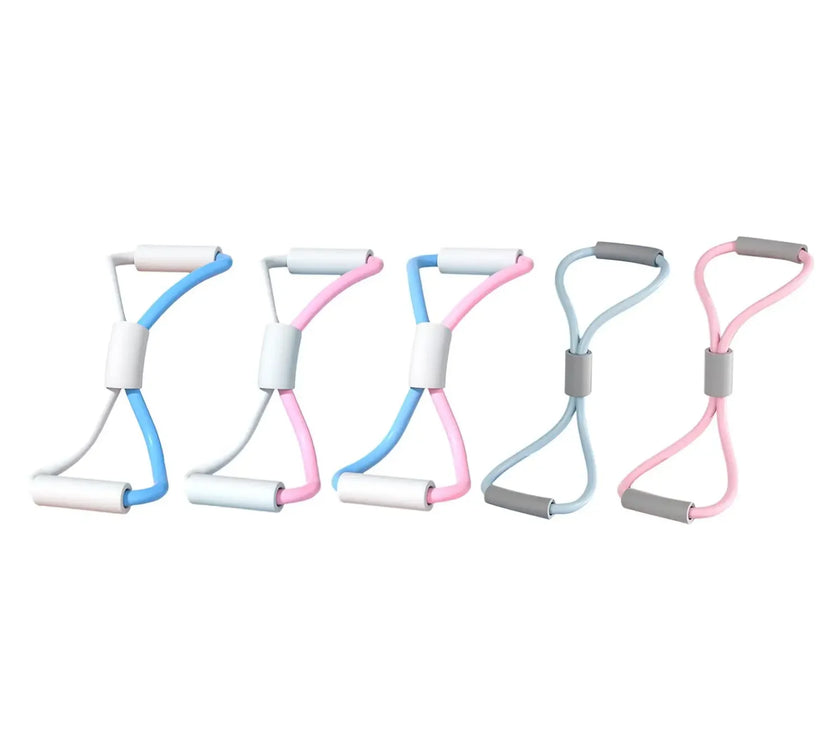 8 Shaped Resistance Band, Back Stretching, Pull Rope Beauty Back Yoga Artifact Stretch Fitness Band  Yoga, Training