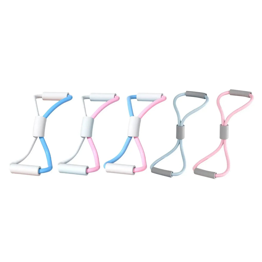 8 Shaped Resistance Band, Back Stretching, Pull Rope Beauty Back Yoga Artifact Stretch Fitness Band  Yoga, Training
