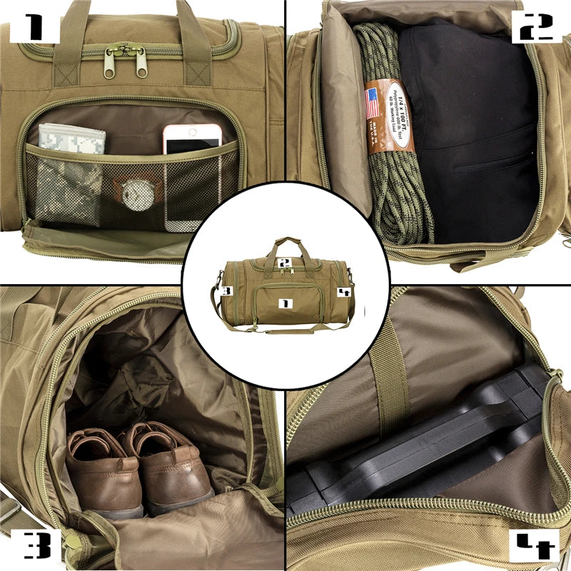 Waterproof Camo Fitness Bag