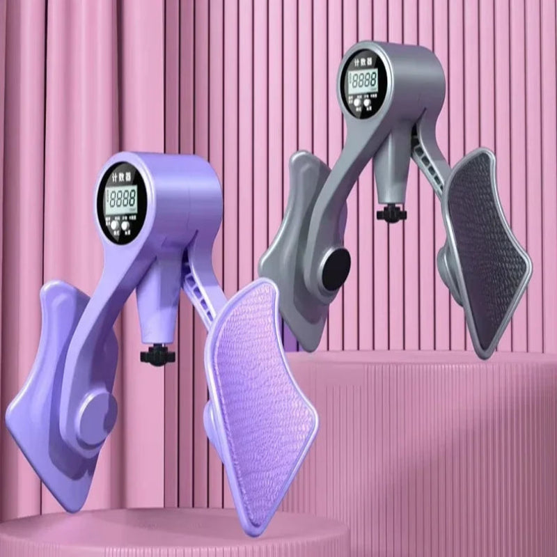 Two digital hand held devices on a pink background