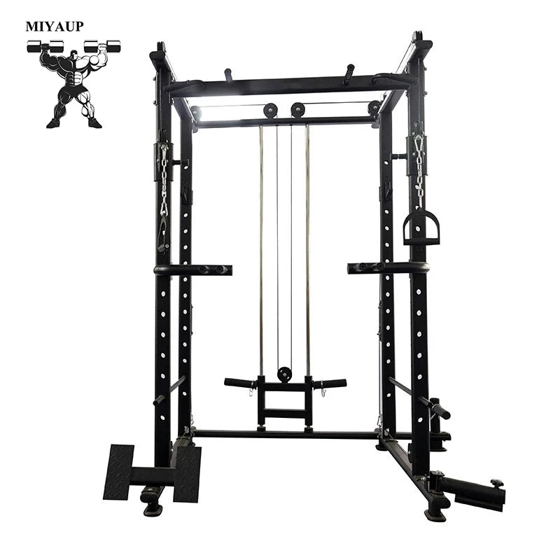 MIYAUP Large Comprehensive Trainer Home Gym Equipment Squat Gantry Flying Bird Bench Press Frame