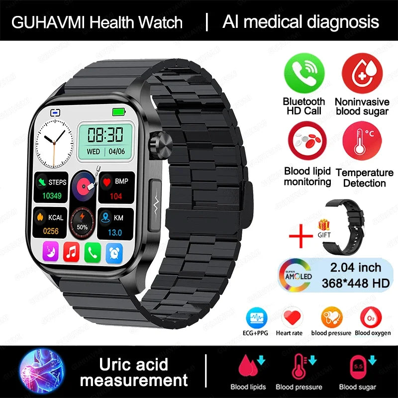 Blood Pressure Monitoring Bluetooth Smart Watch