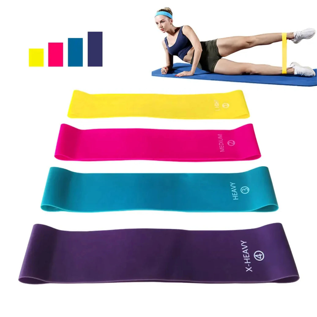 LISM 60cm Yoga Elastic Fitness Bands — Multi-Level Resistance Bands for Strength & Flexibility Training