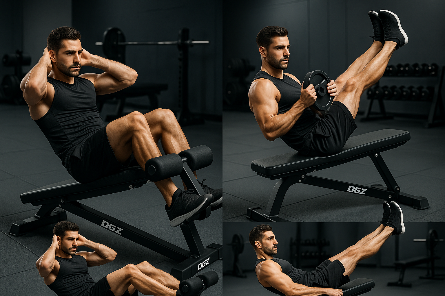 Core/Ab Training using DGZ suoer bench