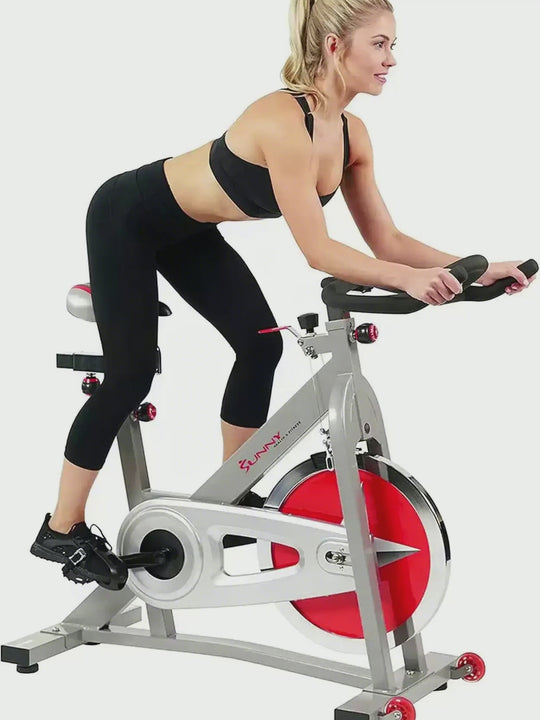 MERACH Magnetic Resistance Exercise Bike - S26B2 | Adjustable Seat & Resistance for Home Gym Workouts